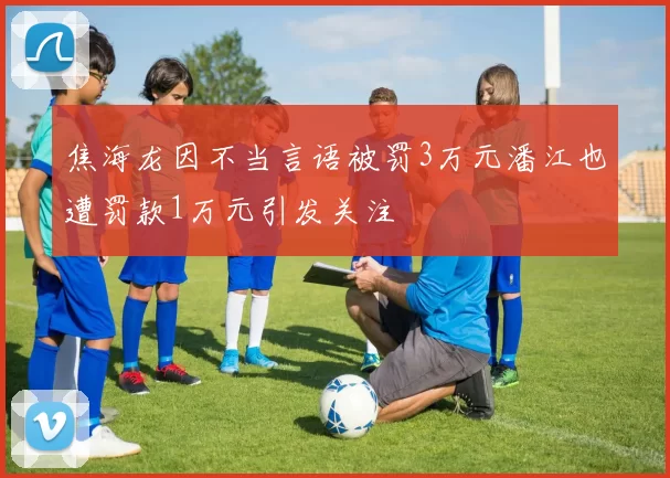 焦海龙因不当言语被罚3万元潘江也遭罚款1万元引发关注